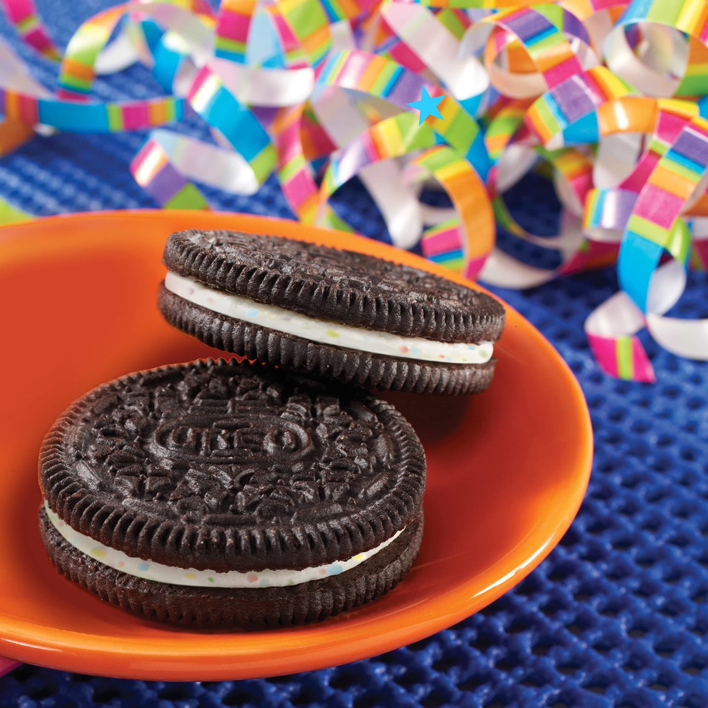 Oreo Birthday Cake Creme Chocolate Sandwich Cookies, Family Size, 12 - 17 Oz Packs