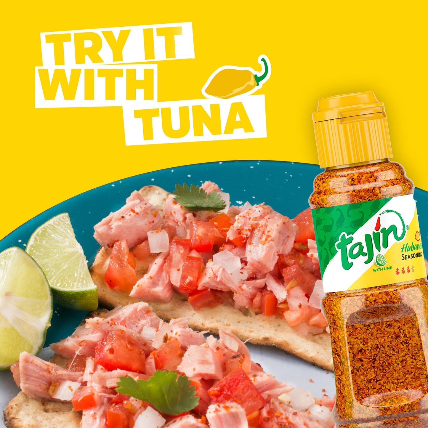 Tajin Habanero Seasoning 1.6 oz (Pack of 3)