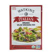 Watkins Organic Italian Salad Dressing Mix, 0.85 Oz. Packets, 12-Pack