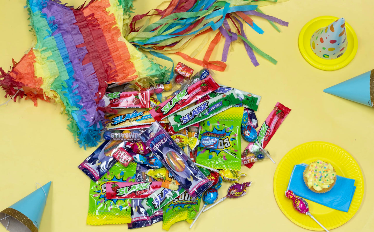 Sour Candy Variety Pack - 2 Pounds - Individually Wrapped Bulk Mix for Parties, Goodie Bags & Gifts - Assorted Super Sour Treats