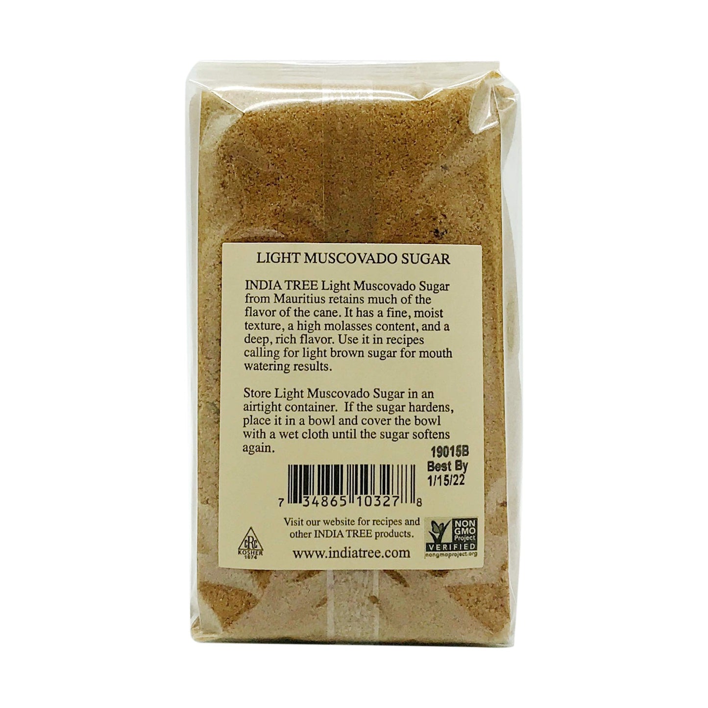 India Tree Light Muscovado Sugar 1 lb.