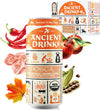 ANCIENT DRINKS Apple Cider Vinegar Beverage with Electrolytes & Probiotics, Organic, 16 fl oz, Posca (Cayenne & Cardamom) -