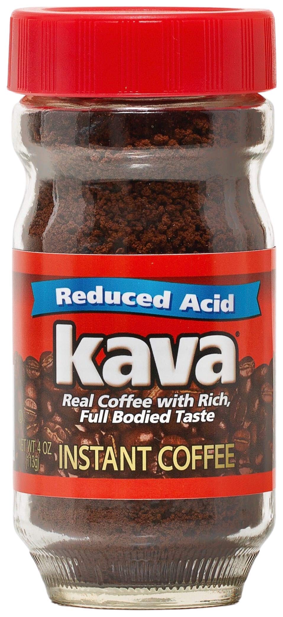 Kava Reduced Acid Instant Coffee 4 Ounce