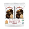Justins Organic Dark Chocolate Peanut Butter Cups, Gluten-free, 12 Count, Rainforest Alliance Certified, Chocolate