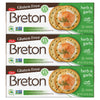 Breton Crackers, Gluten Free Herb & Garlic, Pack Of 3