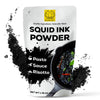 Black Hut Squid Ink Powder, Food Coloring For Rice Noodles Pasta Spaghetti Risotto, Nero Di Seppia, Tinta De Sepia, Halal Certif