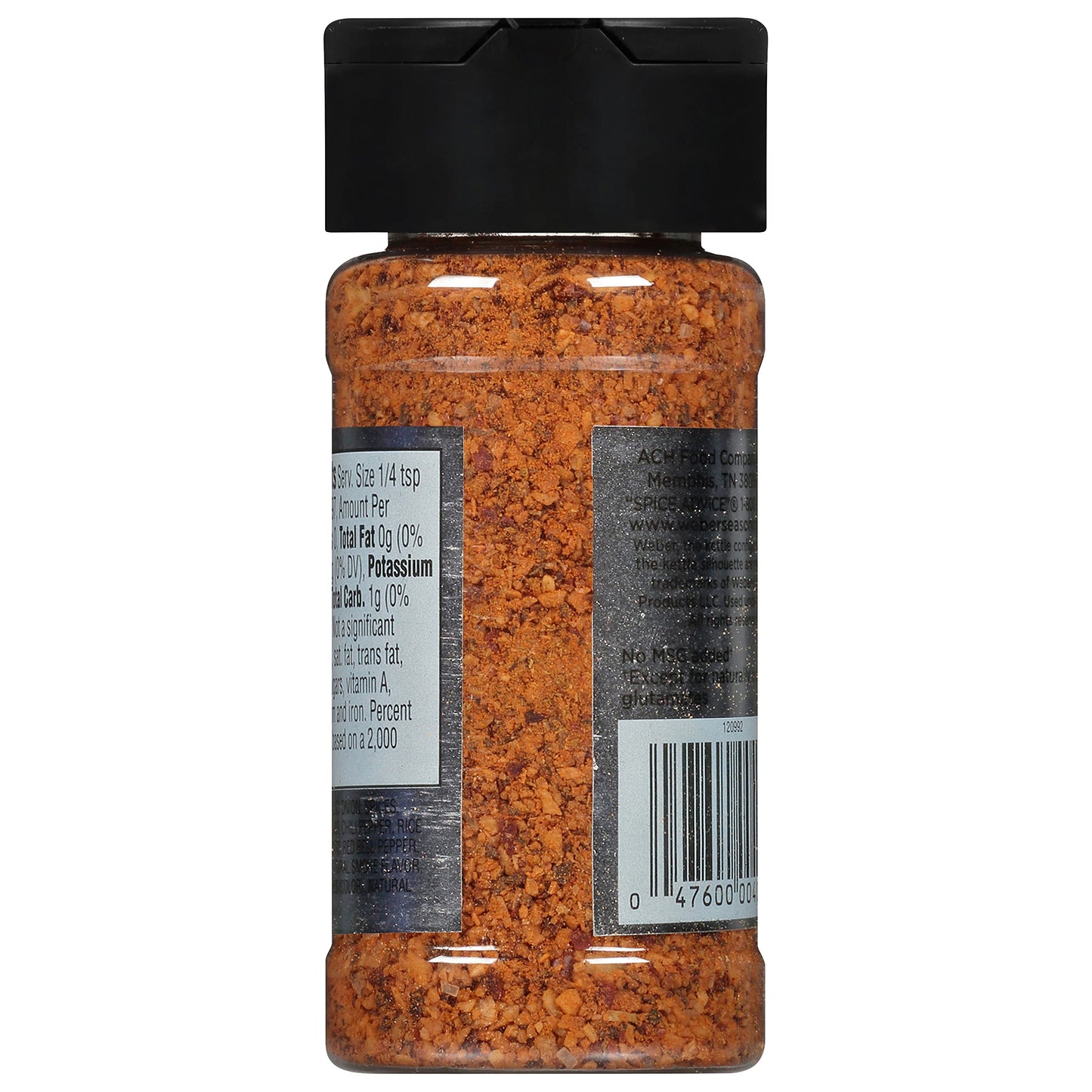 Weber Salt Free Burger Seasoning, 2.75 Ounce Shaker