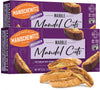 Manischewitz Marble Mandel Cuts 6oz (2 Pack) | Dairy Free, Gluten Free & Grain Free Biscotti, Kosher for Passover