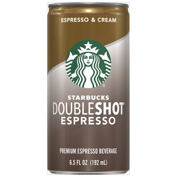 Starbucks Doubleshot Espresso And Cream, 6.5 Fl Oz