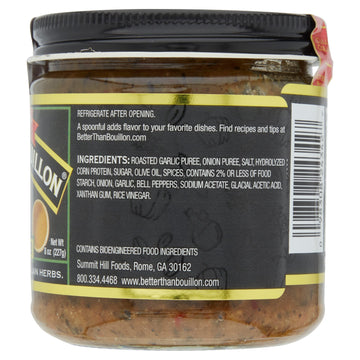 Better Than Bouillon Culinary Collection Base, Italian Herb Base, Contains 38 Servings Per Jar, 8-Ounce Glass Jar (Pack Of 1)