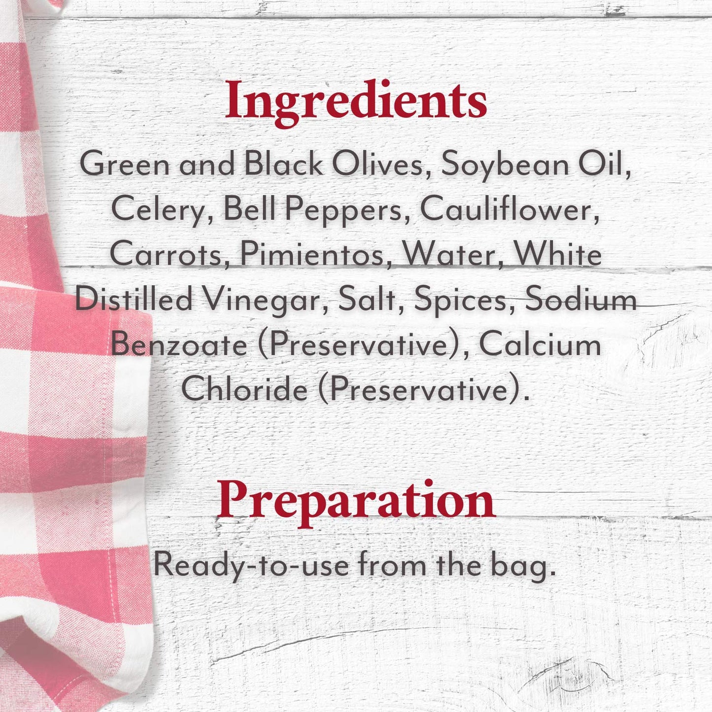 Roland Foods New Orleans Style Mild Muffuletta Salad, Sourced In The Usa, 56-Ounce Pouch