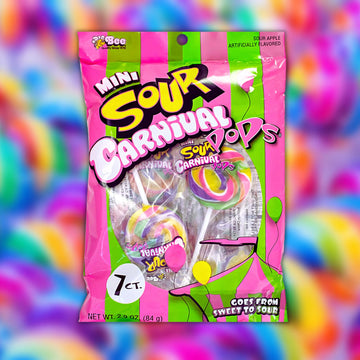Needzo Sweet And Sour Swirl Lollipops Individually Wrapped Candies For Sharing, Assorted Fruit Flavored Suckers, Goody Bag Fille