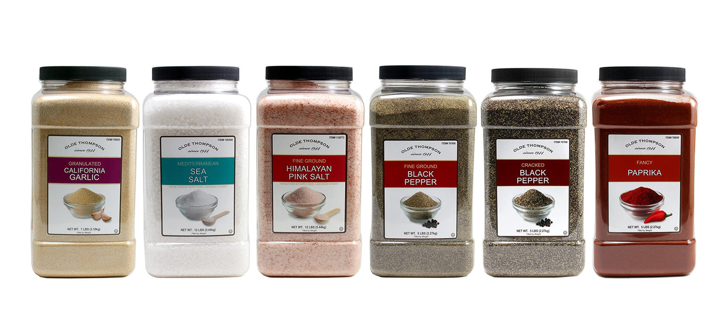 Olde Thompson Mediterranean coarse Sea Salt 12lbs Bulk Size