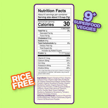 Yumi Rice-Free Baby Puffs - No Sugar Added, Gluten-Free, Non-Gmo Organic Baby Snacks Puffs, School Safe For Daycare And Lunchboxes - Alternative To Baby Teething Snacks, Strawberry Basil (6Ct.)
