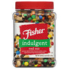 Fisher Snack Indulgent Trail Mix, 38 Ounces, Peanuts, Milk Chocolate Candies, Raisins, Milk Chocolate Drops, Peanut Butter Chips