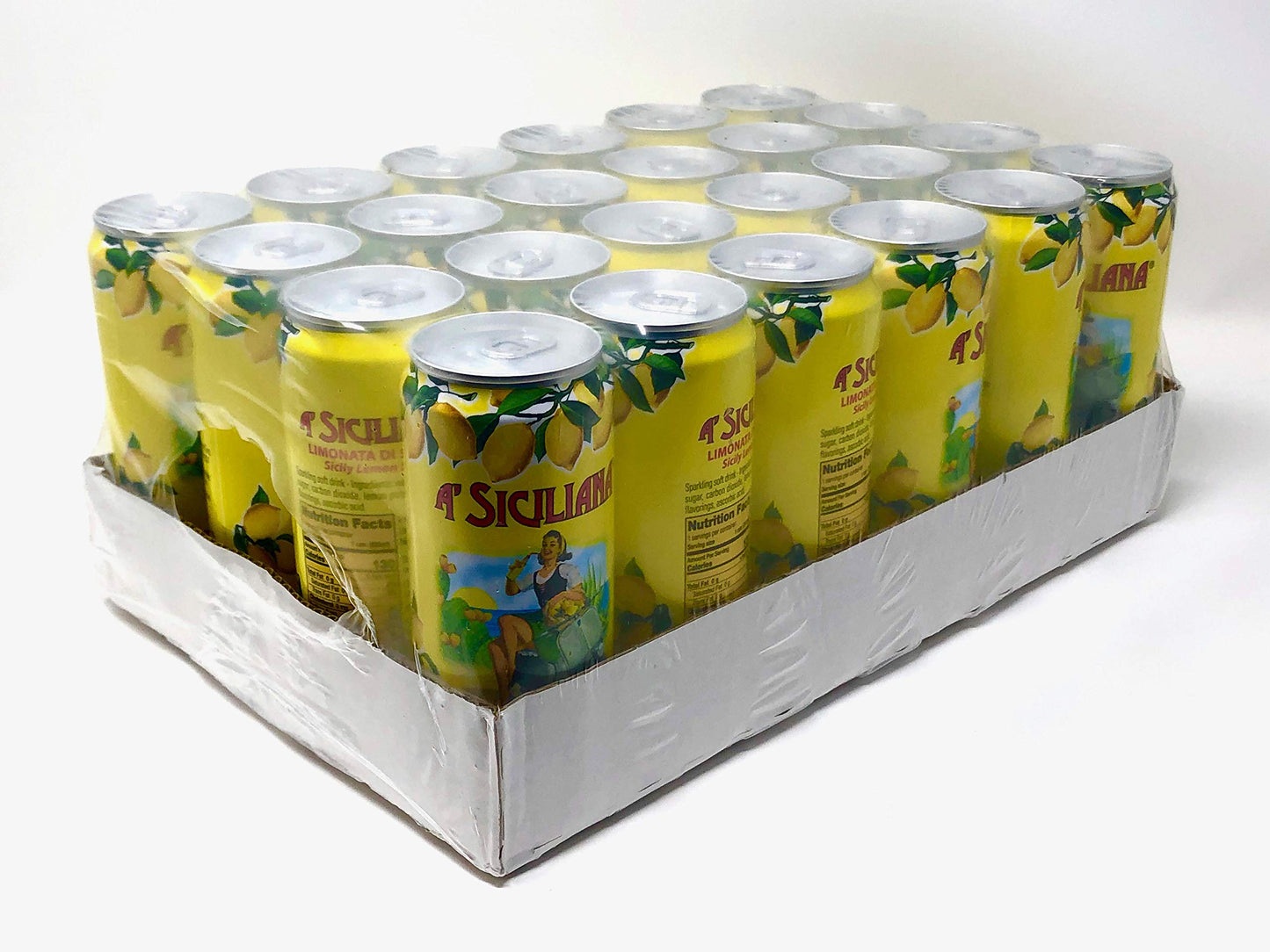 A' Siciliana Sicilian Sparkling Beverage- Refreshing And Delicious Italian Soda Made With Sicilian Citrus. Authentic Imported It