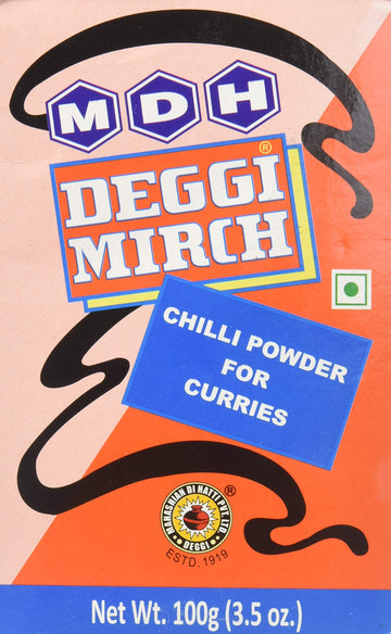 Mdh Deggi Chilli Powder, 100G/110G ( Weight May Vary )