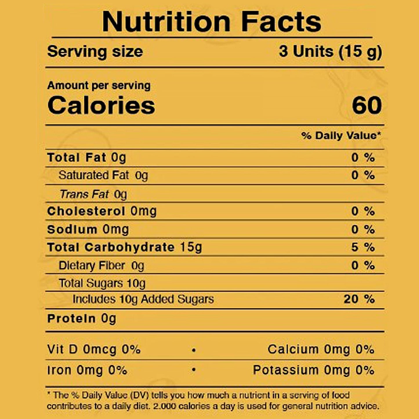 Fusion Sweets Ginger Candy - Hard Candy for Nausea Relief - 1 Pound Bag - Yellow - Individually Wrapped (Approx 90 Pieces)