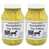 Amish Pie Filling - Two 32 Oz Jars (Gooseberry)