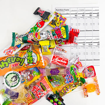 Otsumami Tokyo, Original Japanese Snacks Giftee Bag, Full Of Dagashi, Candy, Gummy, Marshmallows, Chips, Bubblegum, Weird Food J