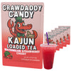 Kajun Loaded Tea - Crawdaddy Candy | Watermelon + Strawberry + Cherry Flavor | Sugar Free Energy Tea Powder | 250Mg Green Tea Energy Blend | Zero Calories | Keto Friendly