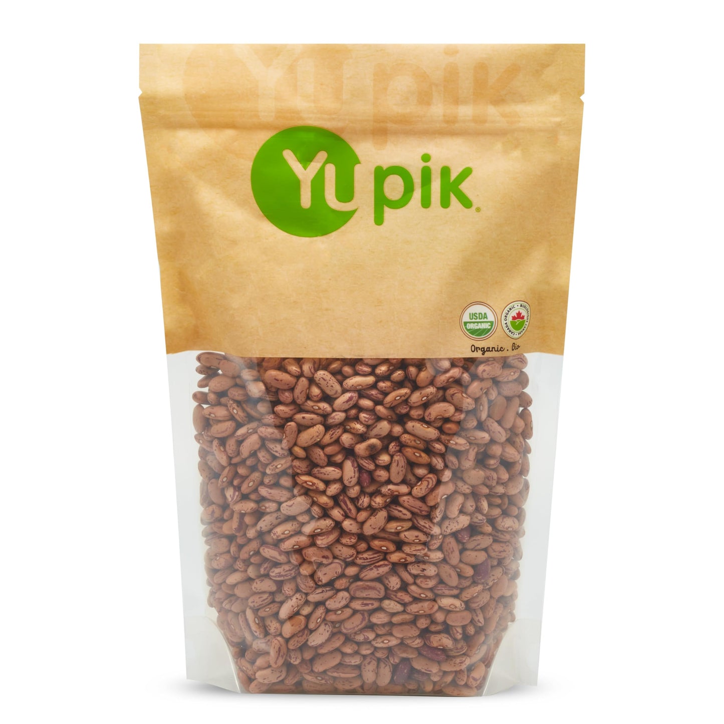 Yupik Organic Pinto Beans, 2.2 lb (35.3 oz), Non-GMO, Vegan & Gluten-Free, USDA Certified, Kosher, Dried Beans, Excellent Source