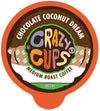 Crazy Cups Flavored Coffee For Keurig K-Cup Machines, Decaf Chocolate Coconut Dream, Hot Or Iced Coffee, 80 Single Serve, Recyclable Pods
