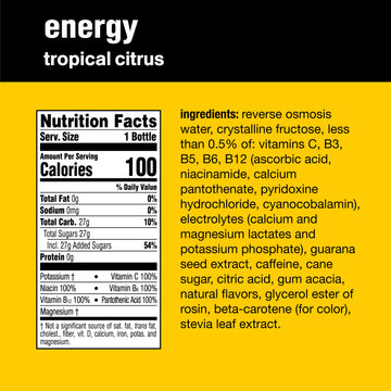 Glaceau - Vit Water Energy - CS of 12-20 FZ (12x20 FZ)