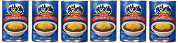 Skyline Chili, 15 oz Cans (6-Pack) - Authentic Cincinnati-Style Ground Beef, No Beans, High-Protein Hot Dog Sauce, Ready to Heat
