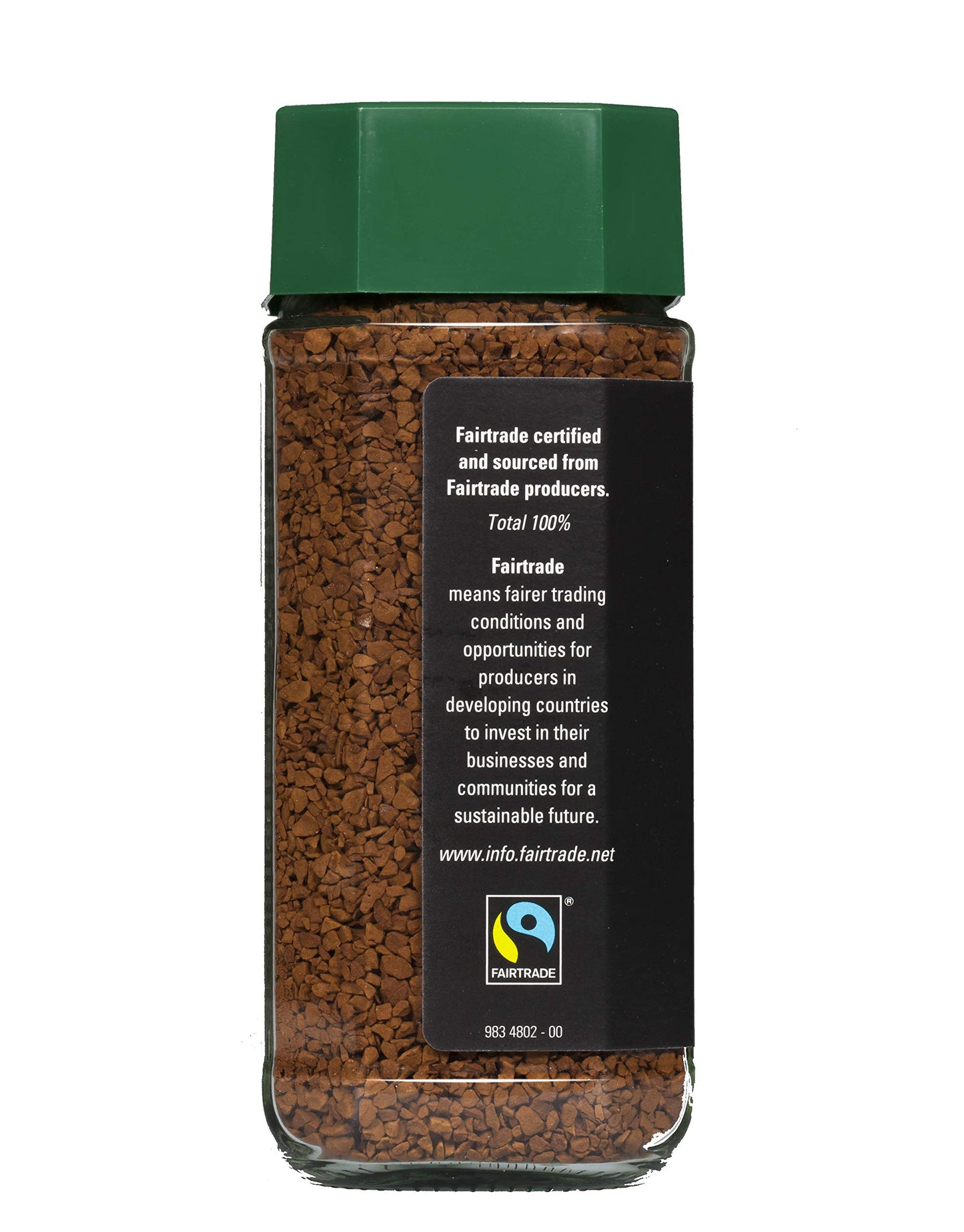 Mount Hagen Organic Freeze Dried Instant Decaf Coffee, Fair-Trade, 3.53oz Jar