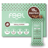 Feel Vegan Protein Bars | Mint Chocolate Chip | Keto | Gluten Free | Organic | Chaga Mushroom | 15G Plant Protein | Low Carb | High Protein | Dairy Free | Low Sugar | Grain Free | Nut Free | Soy Free