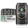 Starbucks Nitro Cold Brew Coffee, Black Unsweetened, 9.6 Fl Oz Cans (8 Pack), Iced Coffee, Cold Brew Coffee, Coffee Drink