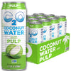 C2O Coconut Water with Pulp, 12 Pack Slim Cans, 17.5 fl oz