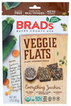 Brad'S Raw Organic Everything Zucchini Veggie Flats, 3 Oz