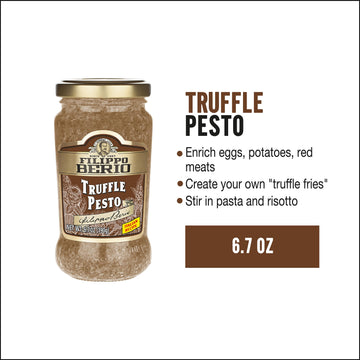 Filippo Berio Pesto, Truffle, 6.7 Ounce Glass Jar