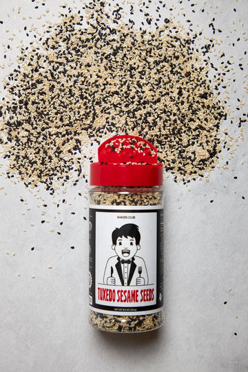 Bakers Club Bulk 17Oz Mixed Black And White Sesame Seeds - Tuxedo Blend For Sushi, Tuna, Stir Fry, Bread, Poke Bowls - Kosher, G