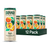 Zevia Organic Sugar Free Iced Tea, Black Tea Peach, 12 Ounce Cans (Pack Of 12)