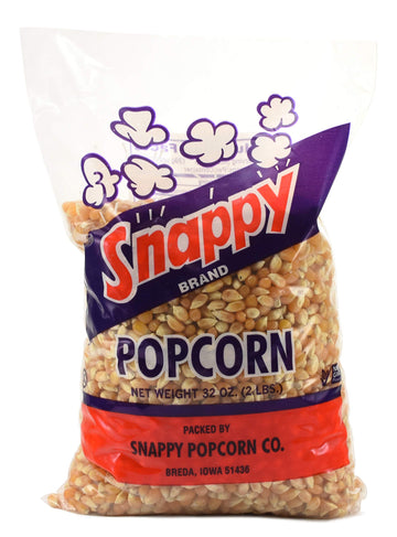 Snappy Yellow Popcorn Kernels, 2Lb Bags, 4 Pack