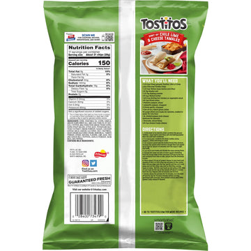 Tostitos Hint Of Chile Lime Bitesize Rounds, 11Oz