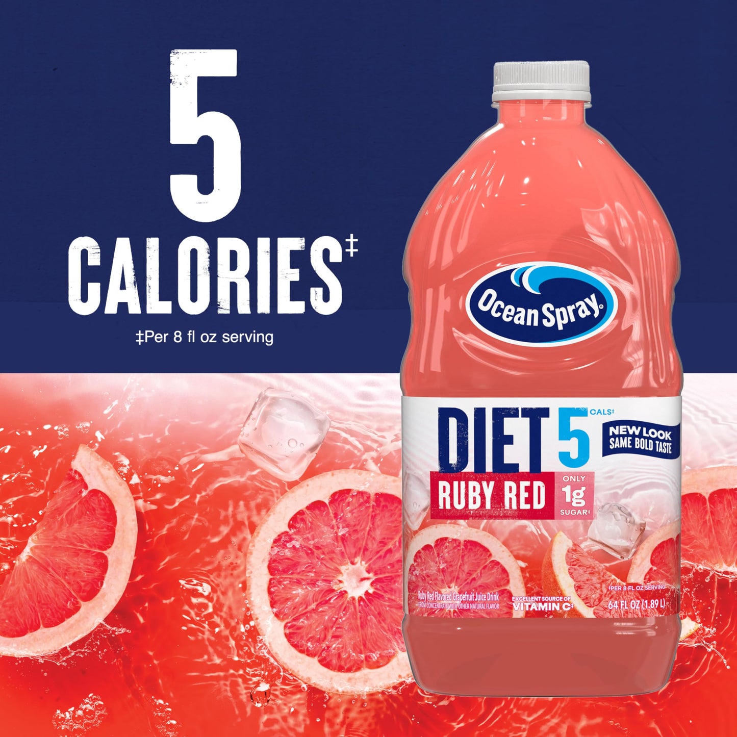 Ocean Spray Diet Ruby Red Juice, 64 Ounce Bottle