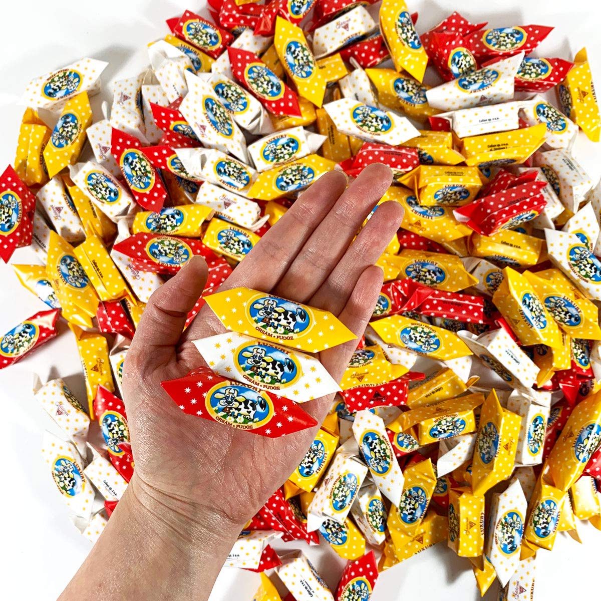 Korovka Soft Toffee, Classic Polish Milk Fudge Loose Candies 3 Kg | 6.6 Lb