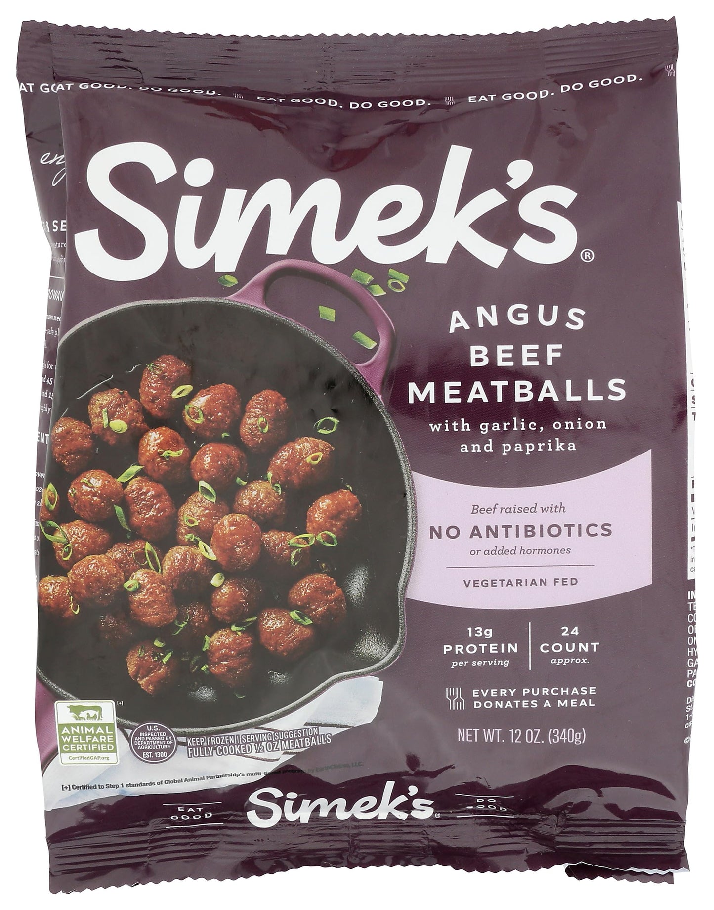 SimekS Original Beef Meatballs, 12 Oz