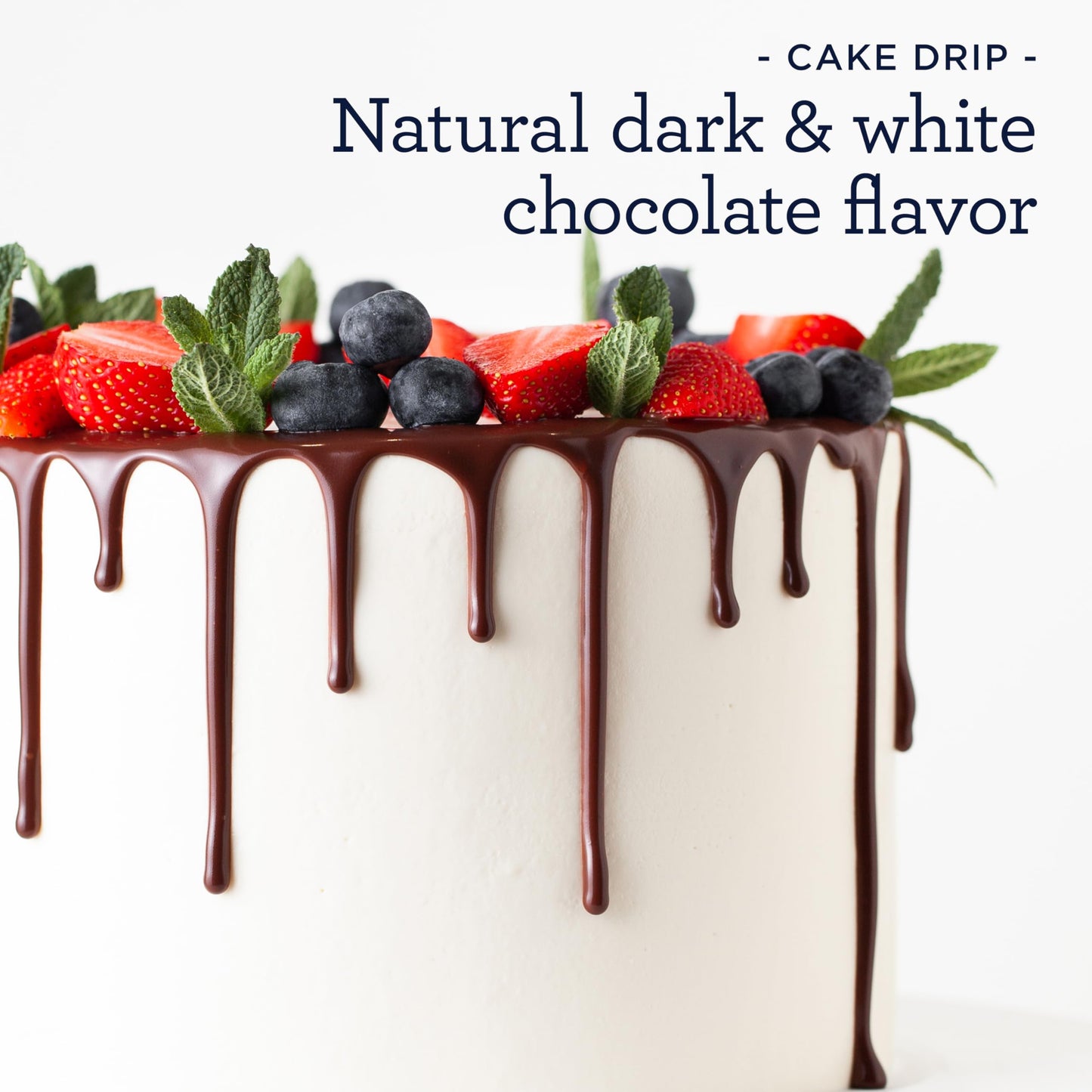 Satin Ice Cake Drip, Green, 8.8 Ounce