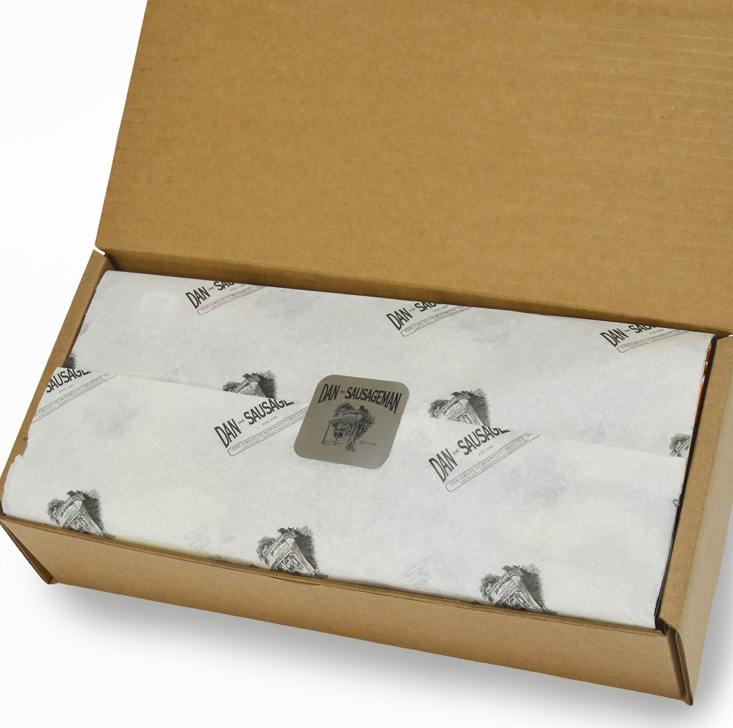 Dan The Sausageman'S Happy Birthday Box For Him Or Her Includes Beef Summer Sausage, Wisconsin Cheese, And Sweet Hot Mustard