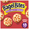 Bagel Bites Cheese & Pepperoni Mini Pizza Bagel Frozen Snacks, 18 ct Box