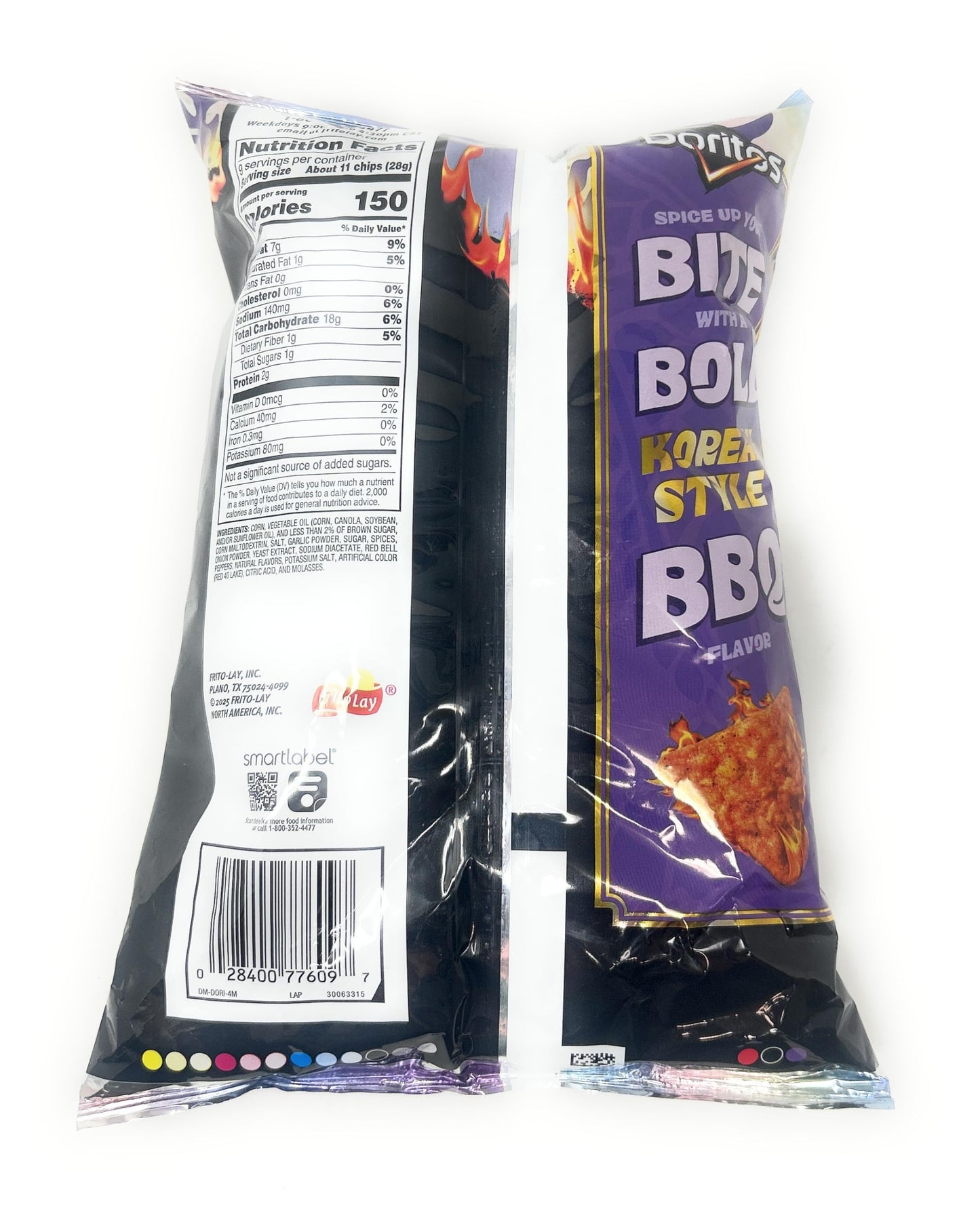 Doritos Flamin Hot Korean Bbq Style Flavored Tortilla Chips