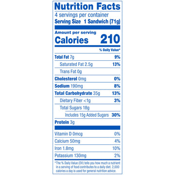 Oreo Frozen Sandwiches, 4 Ct