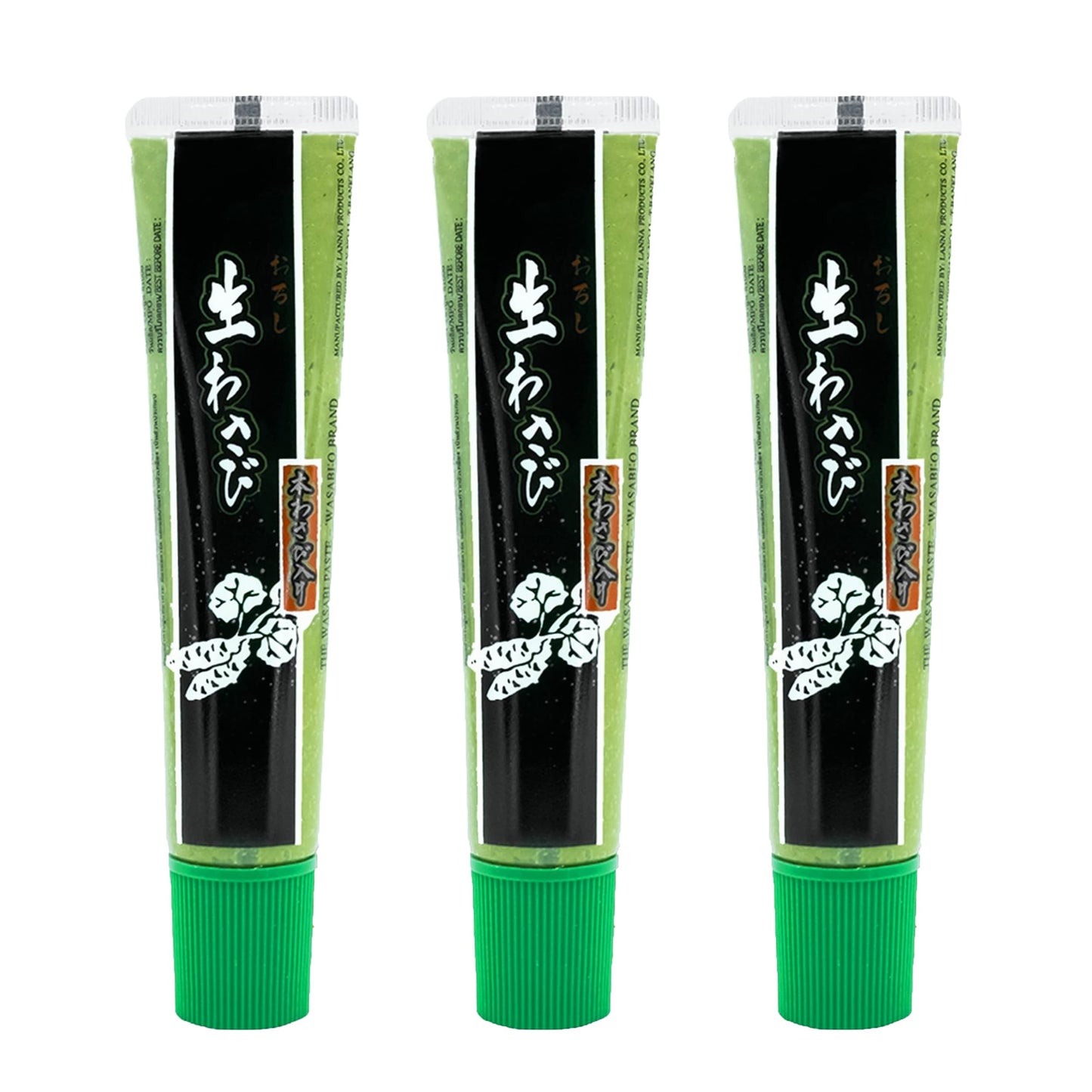 Wasabi-O Premium Wasabi Paste 3 Pack - Real Genuine Wasabi Paste For Sushi, Sashimi, Poke, & More - Vegan, Vegetarian, Halal - 1