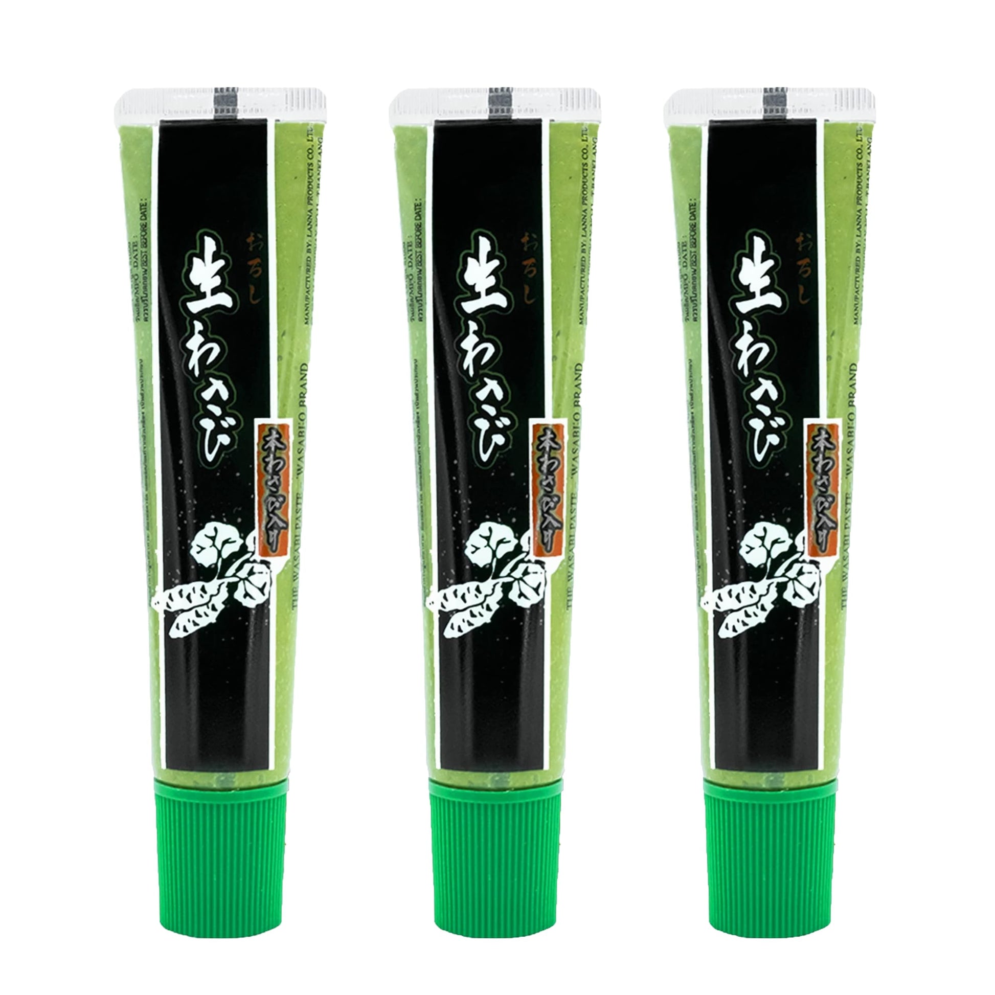 Wasabi-O Premium Wasabi Paste 3 Pack - Real Genuine Wasabi Paste For Sushi, Sashimi, Poke, & More - Vegan, Vegetarian, Halal - 1