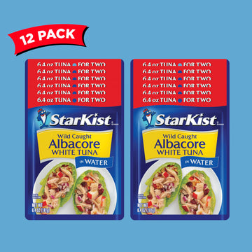 Starkist Albacore White Tuna In Water Pouch 6.4 Oz (Pack Of 12)